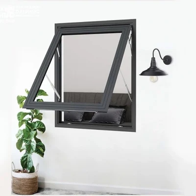 Cửa sổ mở hất 1 cánh cho nhà vệ sinh (WC) - Lấy thoáng, đảm bảo riêng tư.